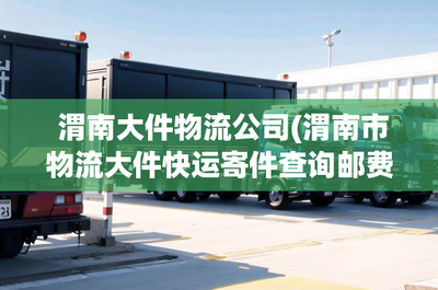 渭南大件物流公司 寄件查询、邮费估算与票据信息咨询服务全指南